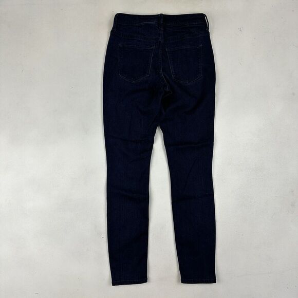 Universal Thread High Rise Skinny Denim Blue Jeans Dark Wash Rayon Stretch 2/26R - Picture 10 of 11